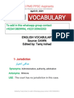 Vocabulary April 01