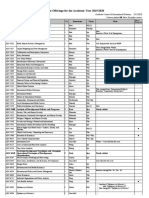 Course Offerings For The Academic Year 2019/2020: Courses Marked : Basic Discipline Courses