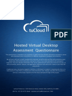 Hosted Virtual Desktop Assessment Questionnaire