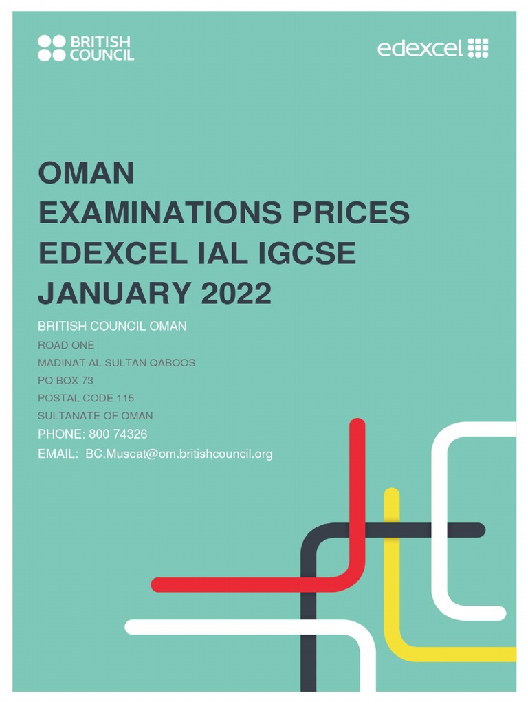 Edexcel Price List for Oman 2025 | PDF | Physics | Oman