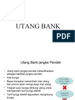 Hutang - Lancar - Utang Bank