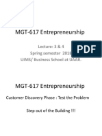 MGT-617 Entrepreneurship Lecture 3 & 4