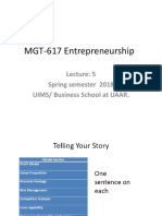 MGT-617 Entrepreneurship Lecture 5 PDF