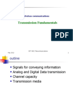 Transmission Fundamentals: Wireless Communications
