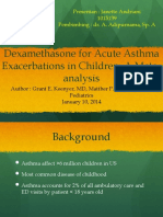 Dexamethasone For Acute Asthma Exacerbations in Children: A Meta-Analysis