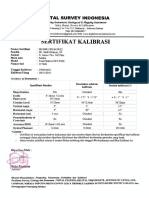 Sertifikat Kalibrasi