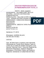 Bonificacion Por Preparacion de Clases Con Remuneracion Total o Integra