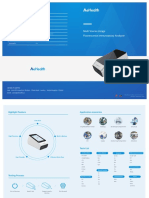 Multi Scenes Usage Fluorescence Immunoassay Analyzer: Specification