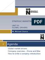 Strategic Marketing Unit 03 Global Drivers: Mr. Michael Chance