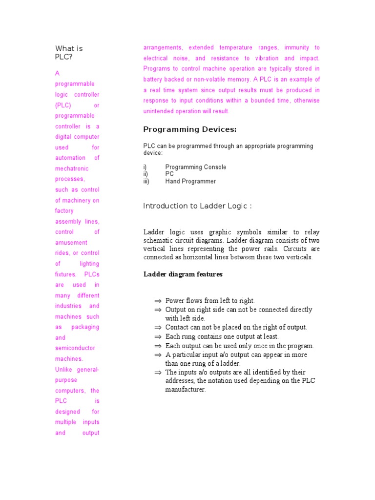 Understanding Programmable Logic Controllers | PDF | Business | Computers