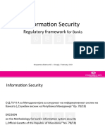 Information Security: Regulatory Framework