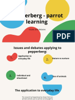 Pepperberg - Parrot Learning: Issues and Debates