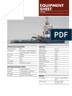 Equipment Sheet: Offshore Vessels / Anchor Handling Tug (Aht)