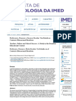 Professores, Fracasso e Sucesso Escolar - Um Estudo No Contexto Educacional Brasileiro - Damasceno - Revista de Psicologia Da IMED