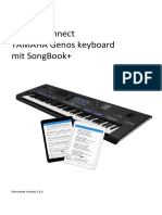 Manual Yamaha Genos SongBook