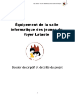 Dossier Descriptif Projet Salle Informatique Aec Lataste