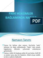 Fikhi̇ Hükümler Bağlaminda Namaz