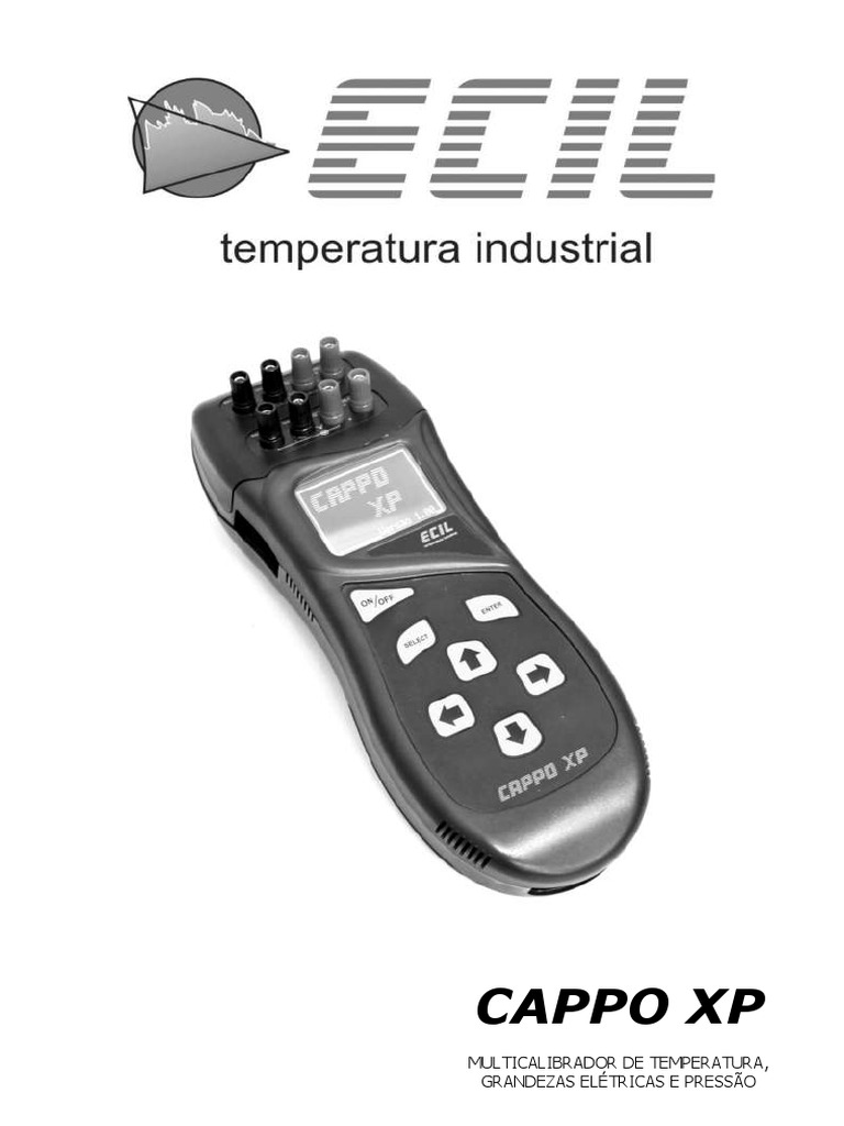 Manual Cappo XP Rev. 5.0 PDF Entrada/Saída Rede elétrica