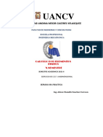 Semana de Aprendisaje Resolucion de Ejercicios Calculo Por Elementos Finitos