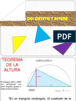 Teorema de La Altura y Del Cateto