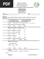 Math8 Summative Test Q1 wk3 4 2021 2022