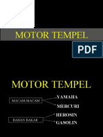 Cara Mengoperasikan dan Memelihara Motor Tempel