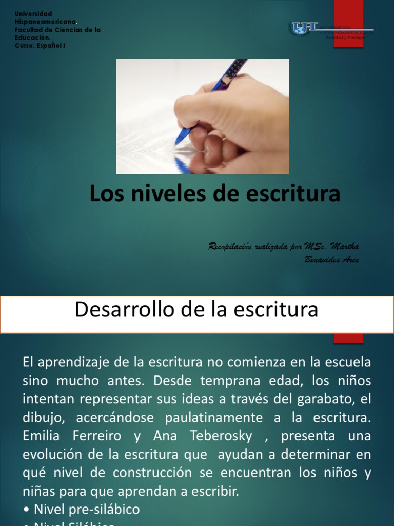 Niveles Escritura Ferreiro | PDF | Escritura |