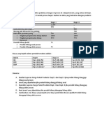 Dept. I Dept. II Unit Masuk Proses Unti Di Transfer Ke Dept, II Unit Diterima Dari Dept. I Barang Jadi Ditransfer Ke Gudang PDP Akhir Periode (Unit)