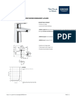 GROHE Specification Sheet 23559000
