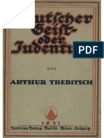 Arthur Trebitsch, Arthur Trebitsch - Deutscher Geist Oder Judentum (1921)
