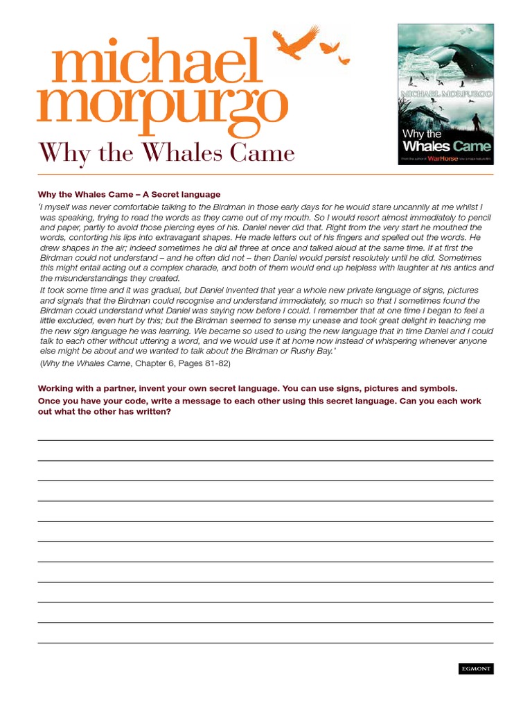 Why The Whales Came | PDF
