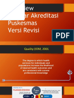 Overview STD Akreditasi Puskesmas Revisi
