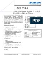 Conversor RS-485 - FO - ST - TCI 209-A