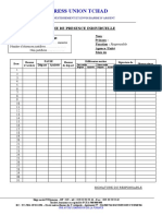 Fiche de Presence