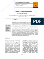 Food Irradiation Technology and Its Application