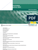 Contenidos Priorizados 2021 - Nivel Secundario - Ciclo Orientado