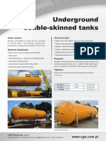 Underground Double-Skinned Tanks: Technical Data: Outer Surface