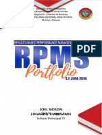 RPMS Portfolio Design