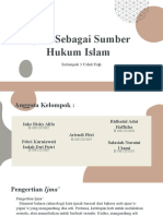 Kelompok 3 Ijma' Sebagai Sumber Hukum Islam