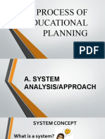 Process of Educational Planning