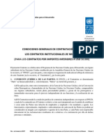 UNDP GTC de Minimis (Services Only) - Sept 2017 - ES - Clean - 260618