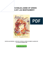 PDF 16113 - Anne of Avonlea Anne of Green Gables by LM Montgomery