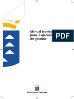 Manual Técnico para La Ejecución de Galerías - Gobierno de Canarias - 2011