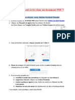 Tuto Ecrire Sur PDF