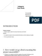 Indegene Case Study: Presented by Bharadwaj K 20BSPHH01C0290