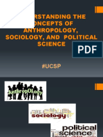 Understanding The Concepts of Anthropology, Sociology, and Political Science