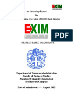 An Internship Report On General Banking Operation of EXIM Bank Limited