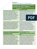 (M2) Nota 2 - Era Prasejarah - Sejarah Ringkas Tamadun Melayu, Budaya Dan Seni 3 Dimensi Awal