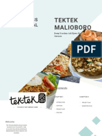 Business Proposal: Tektek Malioboro