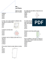 Reforço - Area - 7 º Ano